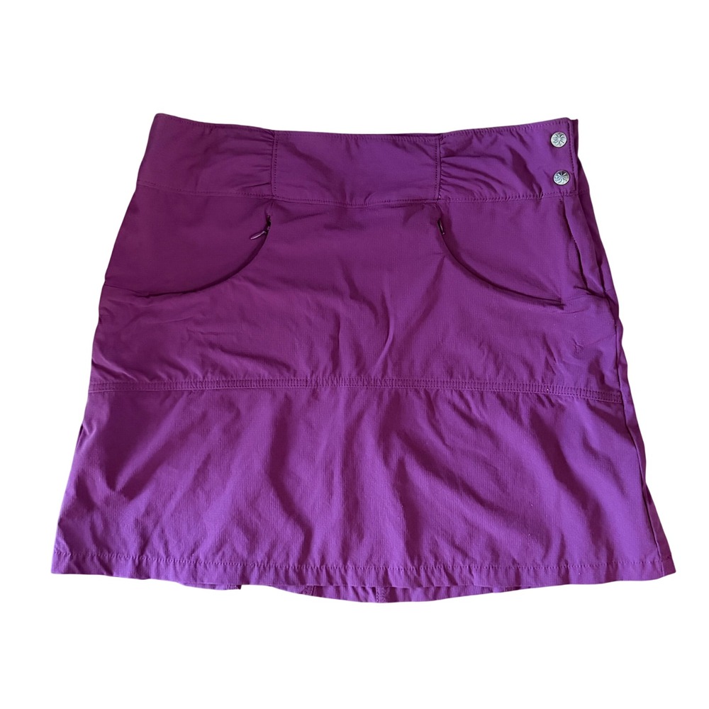 Athleta Skirt Shorts 12 Purple Ripstop Hiking Golf Mini 405141 Skort Gorpcore
